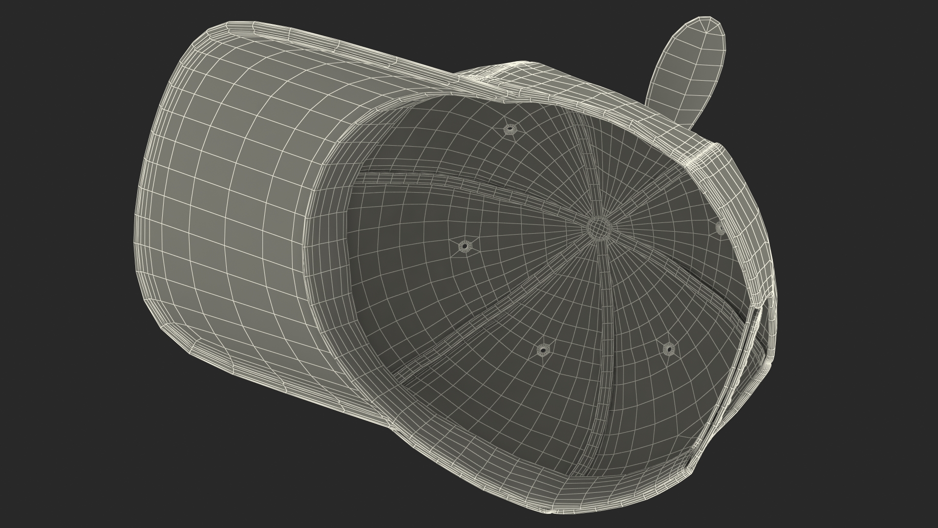 Multi Colored Propeller Cap 3D
