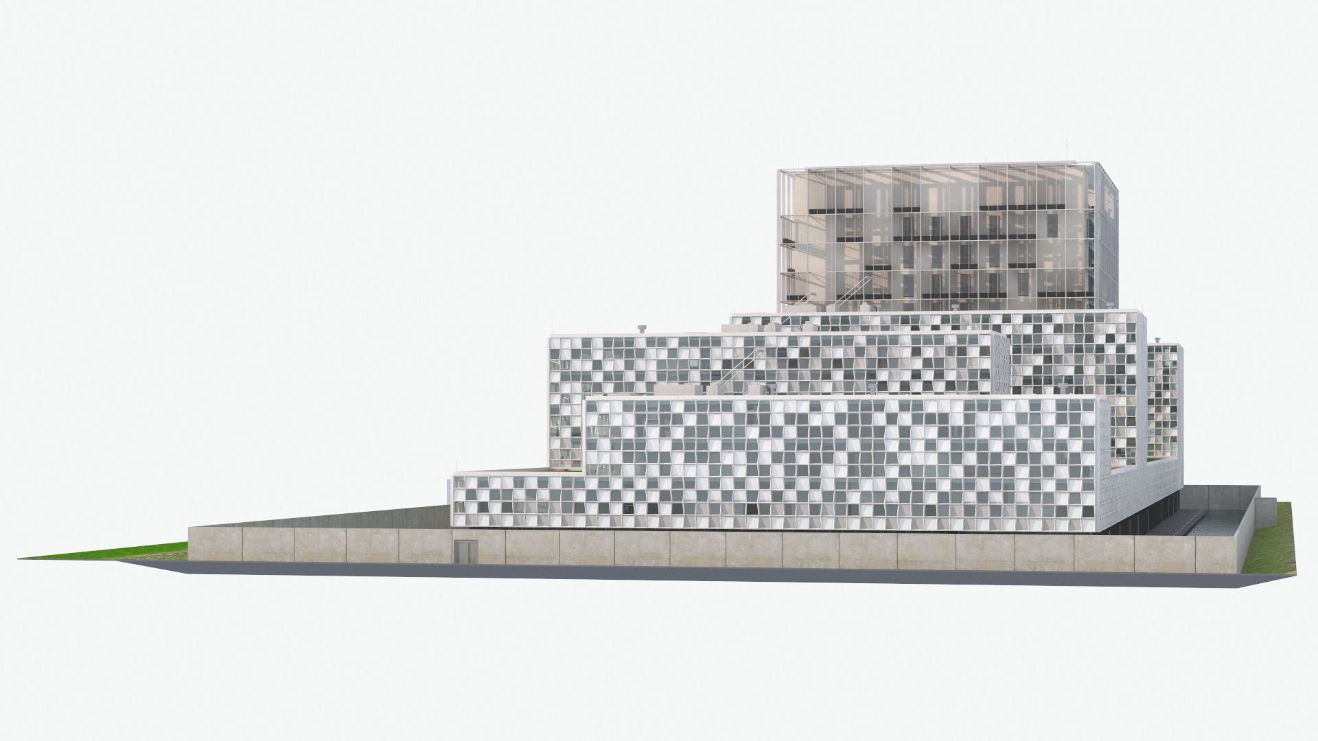International Criminal Court Building 3D