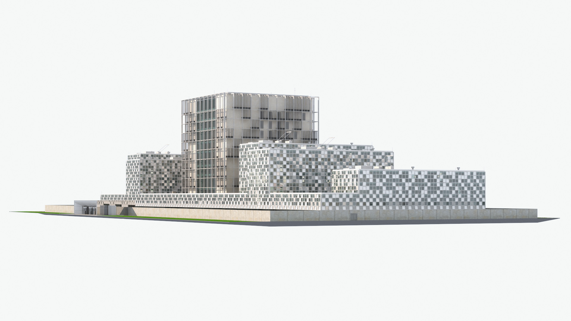 International Criminal Court Building 3D