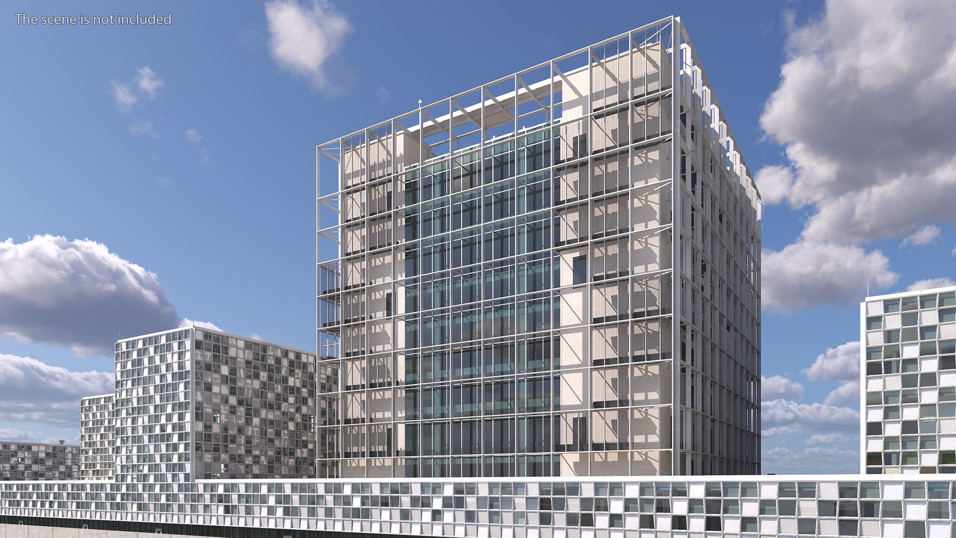 International Criminal Court Building 3D
