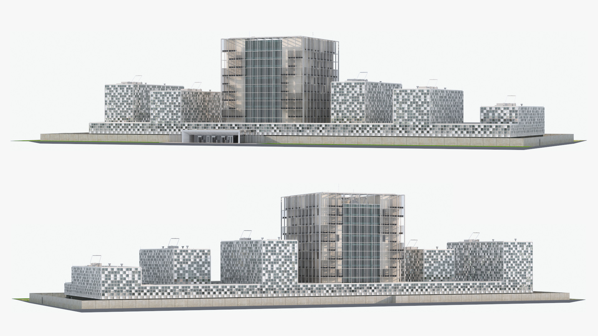 International Criminal Court Building 3D