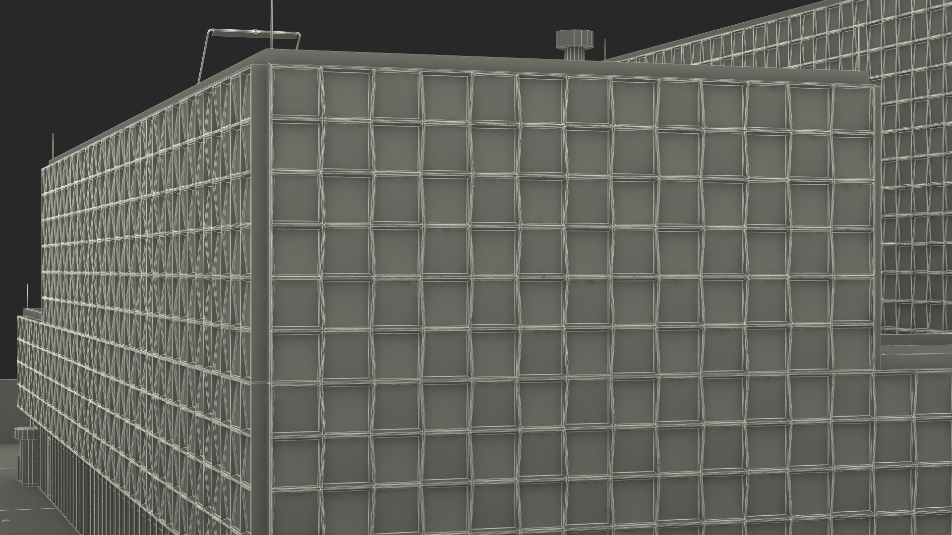 International Criminal Court Building 3D