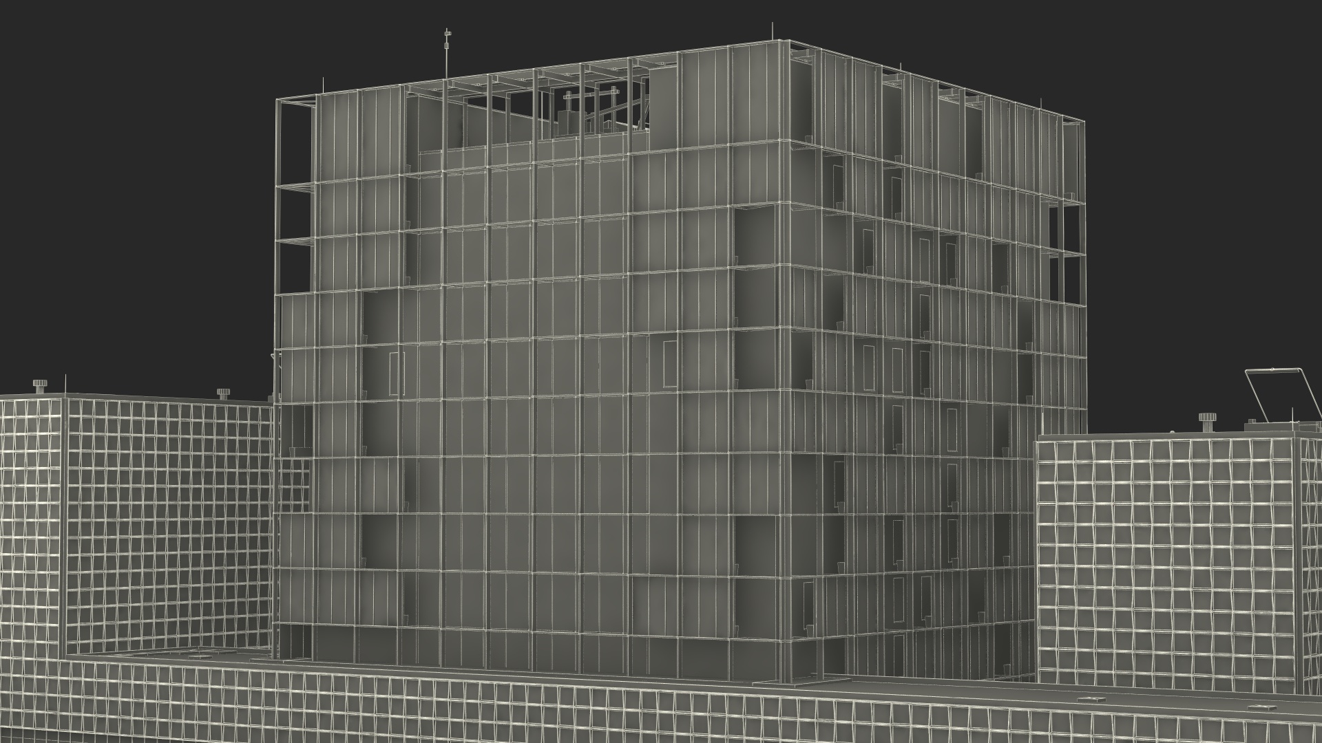 International Criminal Court Building 3D