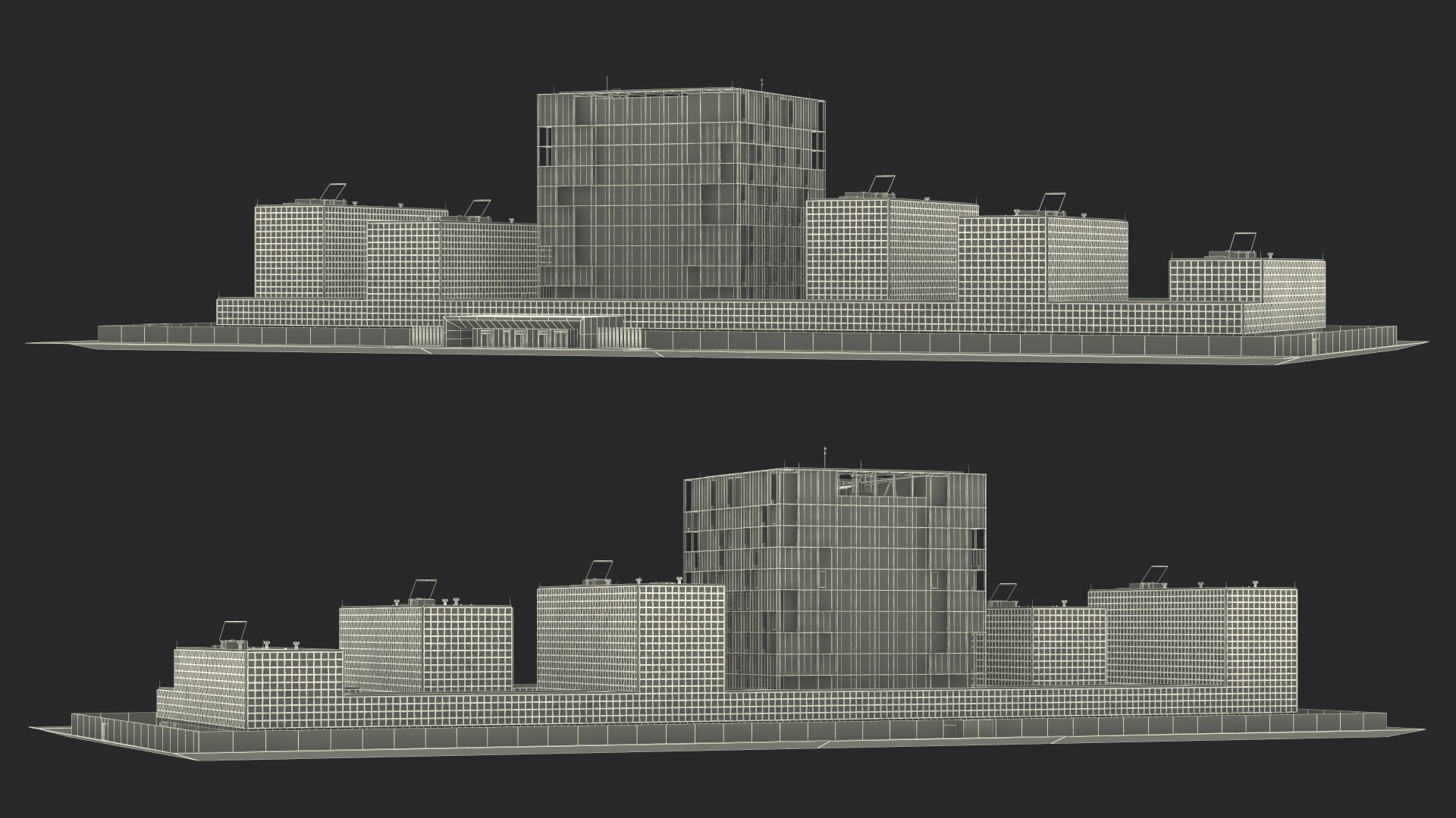 International Criminal Court Building 3D