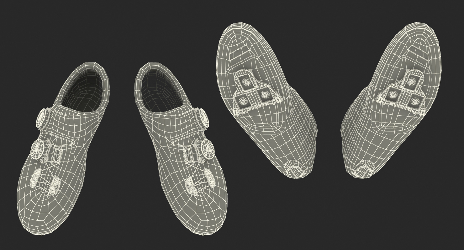 3D model Bicyclist Boots