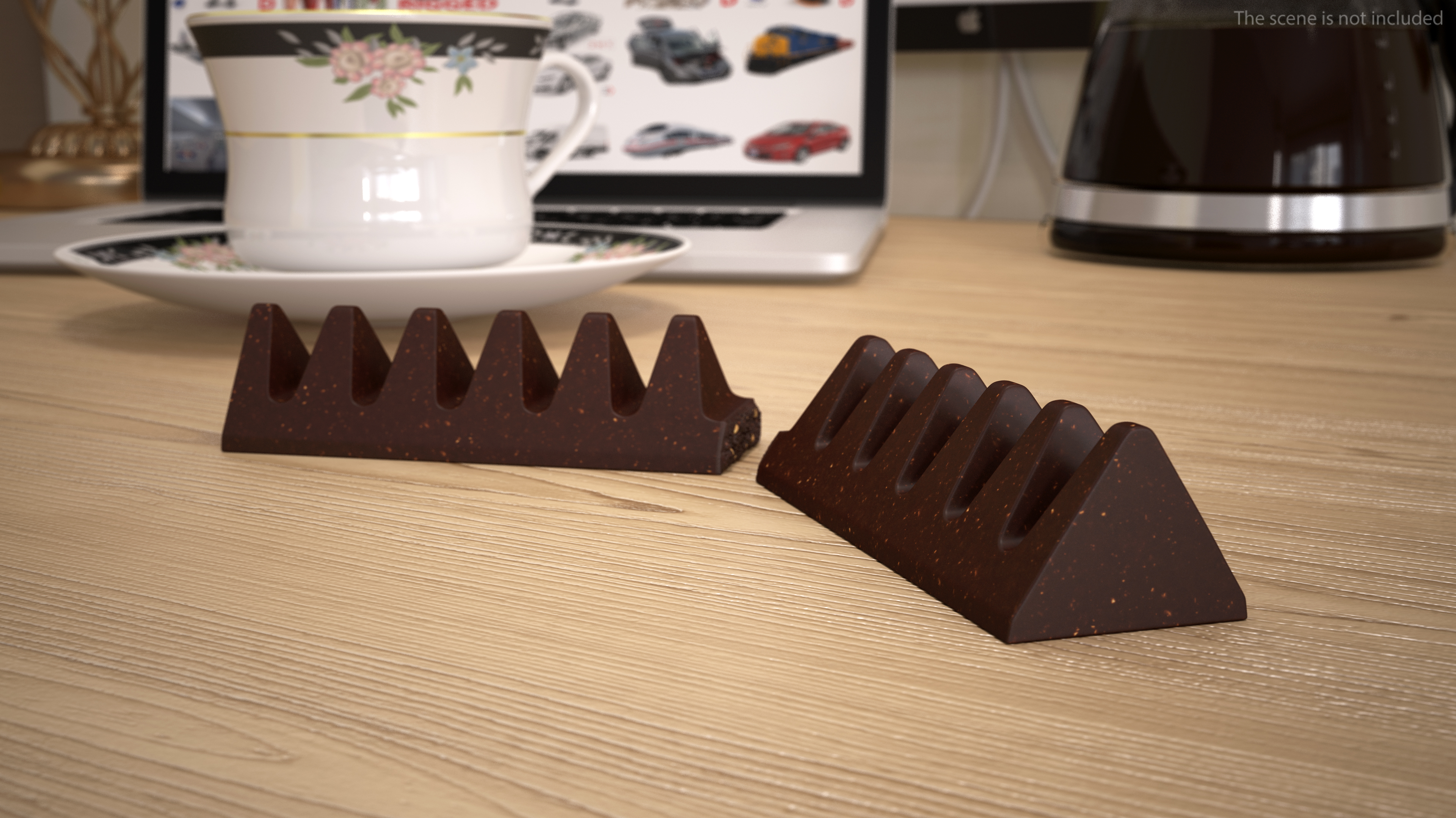 3D model Dark Chocolate Broken Bar