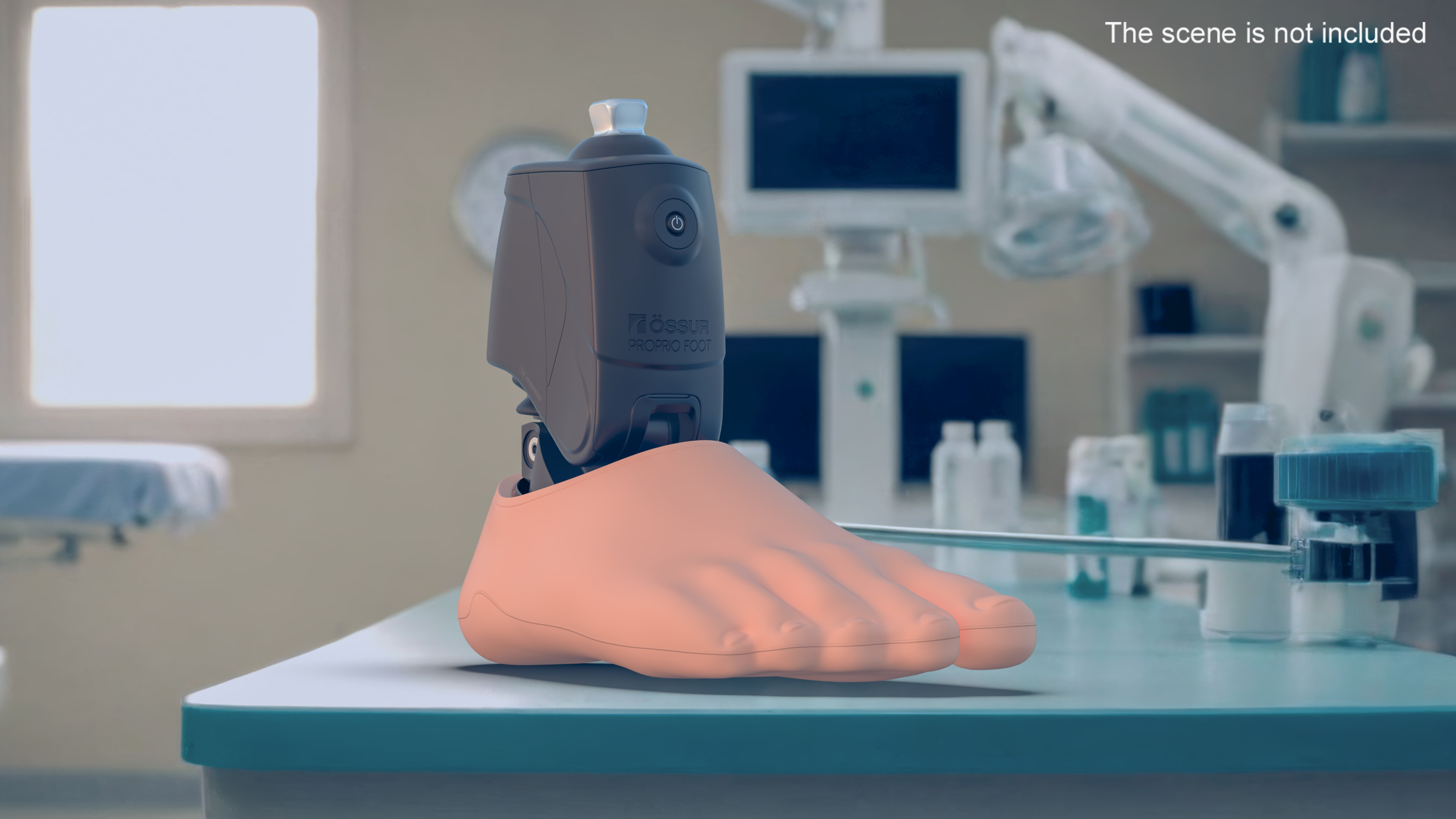3D model Bionic Prosthesis OSSUR with Rubber Foot