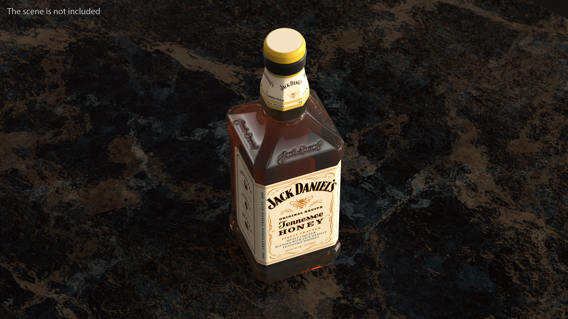 3D Jack Daniels Tennessee Honey Whiskey