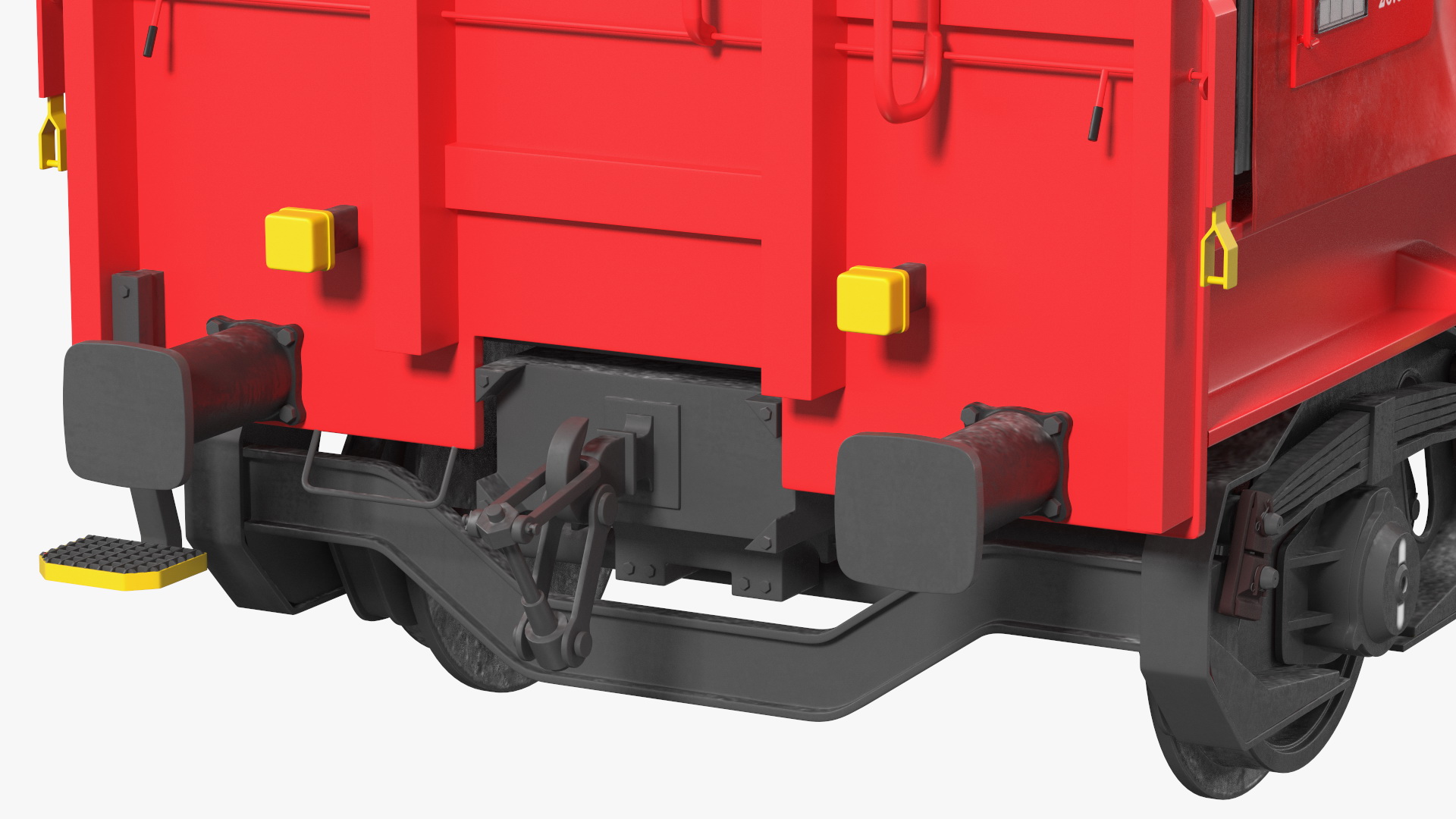 DB Cargo Coil Transporter Tarpaulin Freight Wagon No Interior Clear 3D