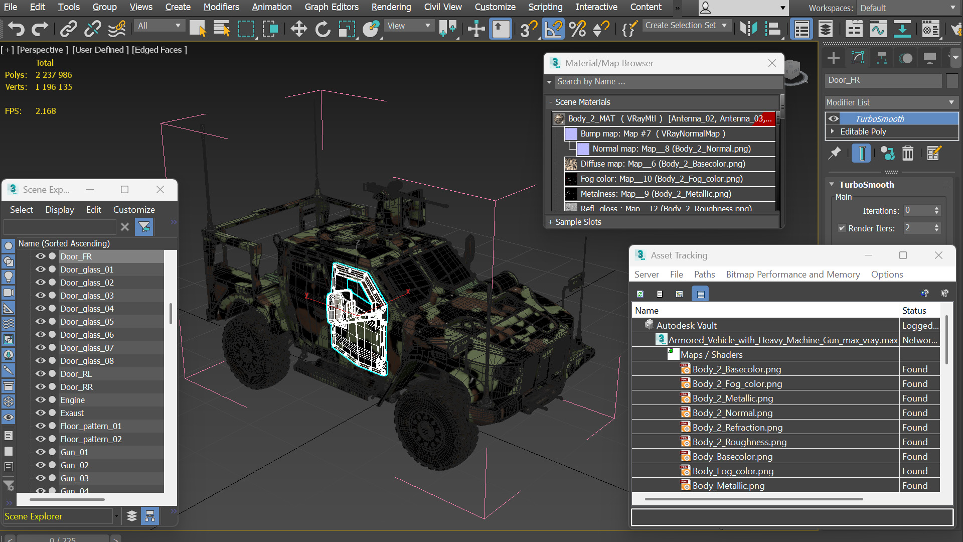 Armored Vehicle with Heavy Machine Gun, view 8