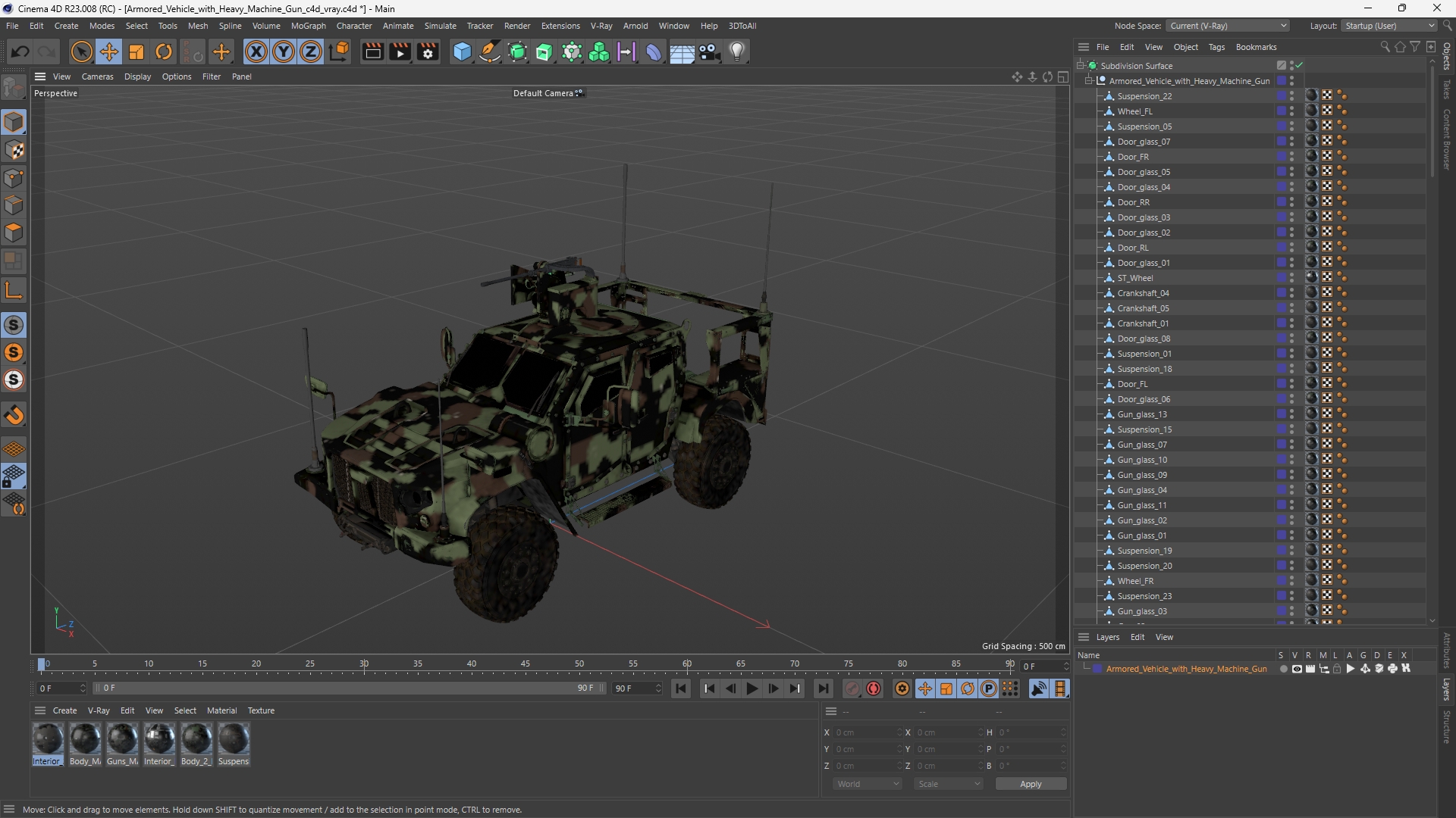 Armored Vehicle with Heavy Machine Gun, view 11