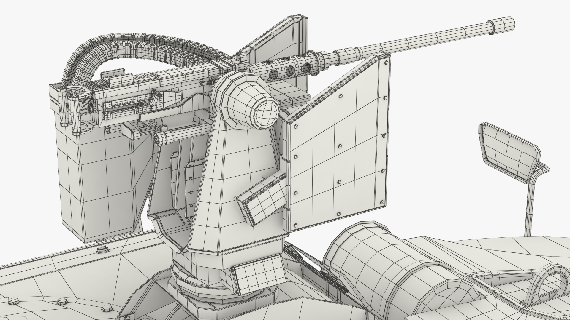 Armored Vehicle with Heavy Machine Gun, view 5