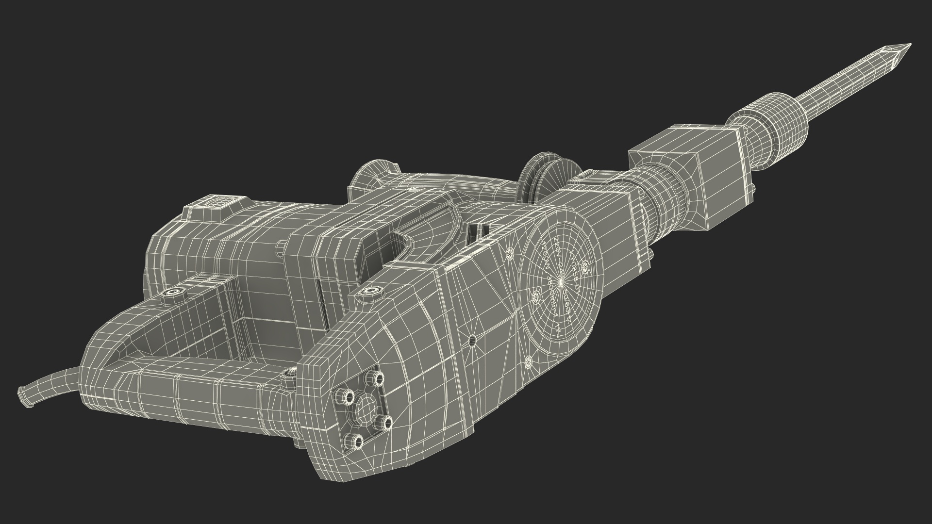 Demolition Jack Hammer Metabo 3D model