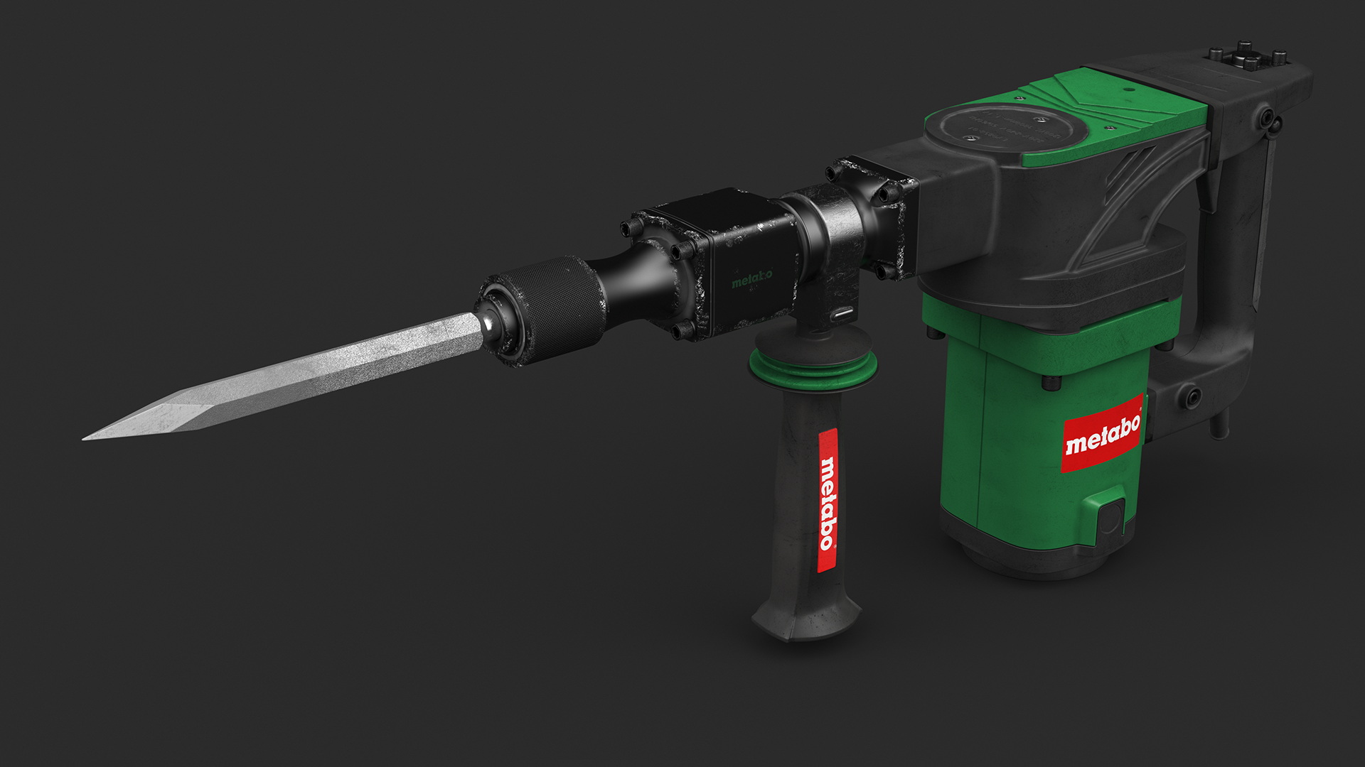 Demolition Jack Hammer Metabo 3D model