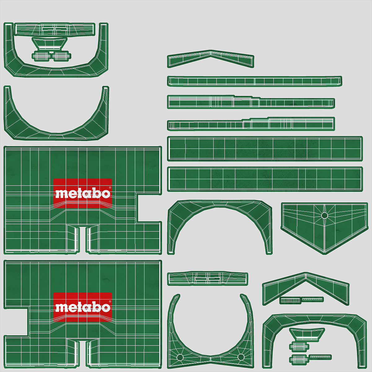 Demolition Jack Hammer Metabo 3D model
