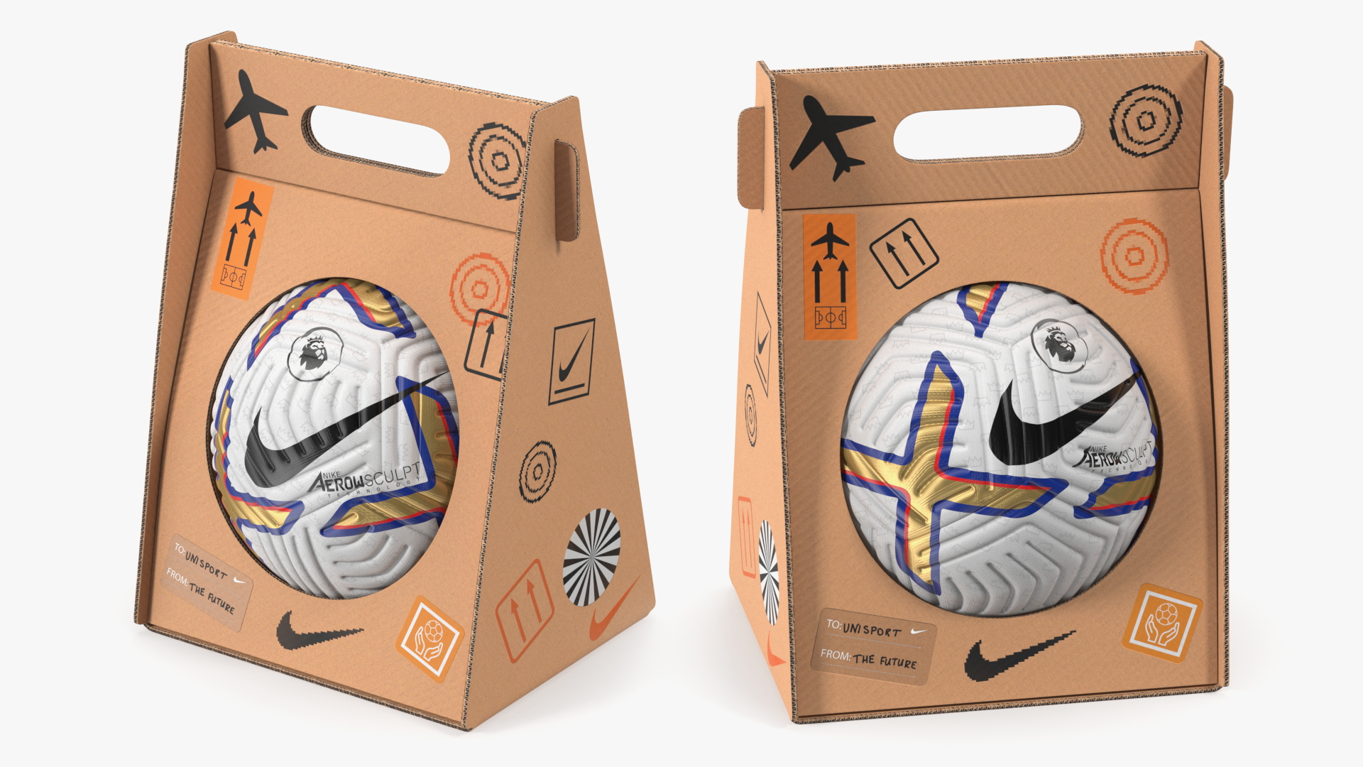 Packed Premier League 2022-23 Nike Flight Match Ball 3D