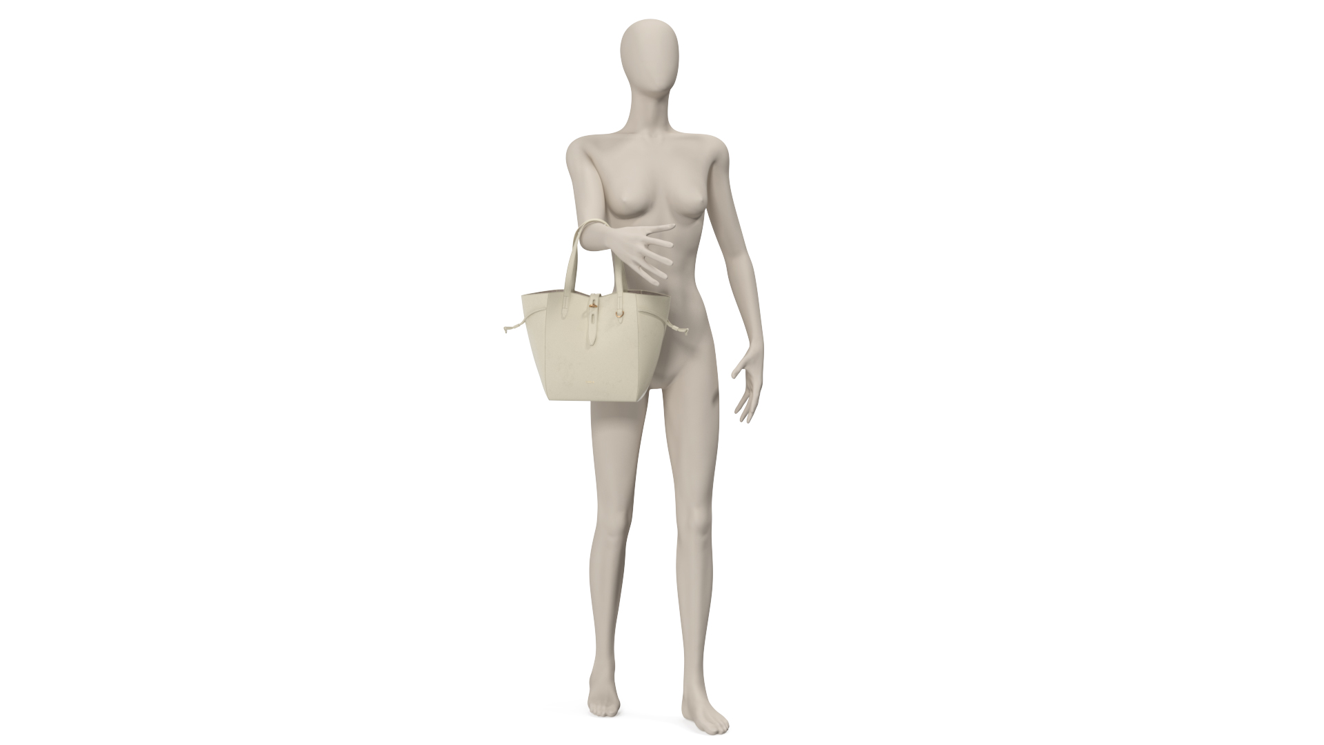 Leather Tote Bag Furla Net Marmo C on Mannequin 3D