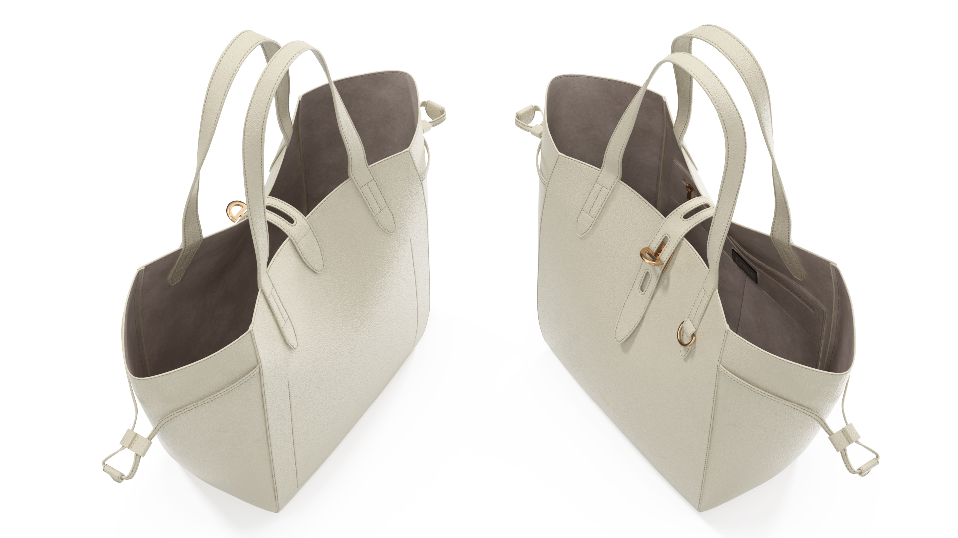 Leather Tote Bag Furla Net Marmo C on Mannequin 3D
