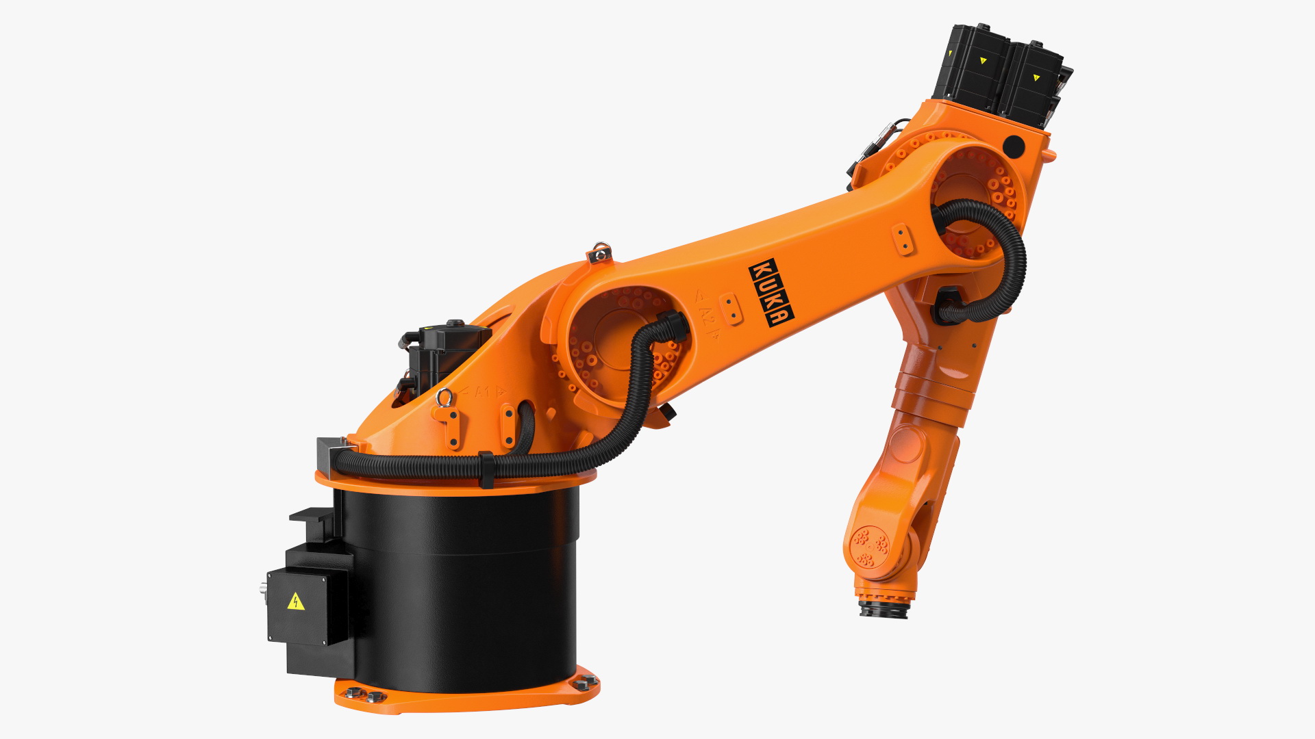 Kuka Industrial Robot Arm KR 30-3 Rigged for Maya 3D model