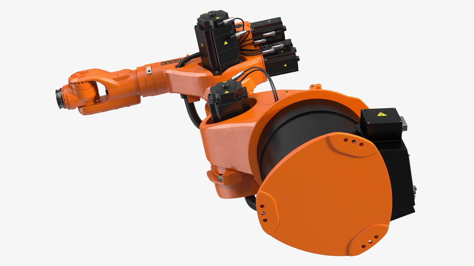 Kuka Industrial Robot Arm KR 30-3 Rigged for Maya 3D model