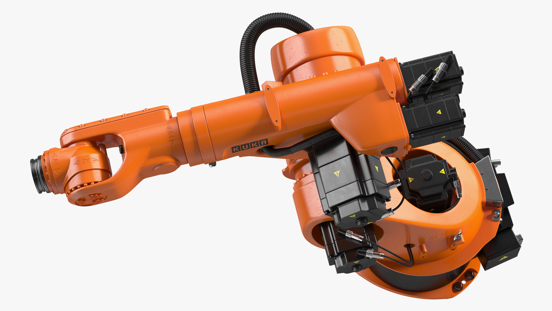 Kuka Industrial Robot Arm KR 30-3 Rigged for Maya 3D model