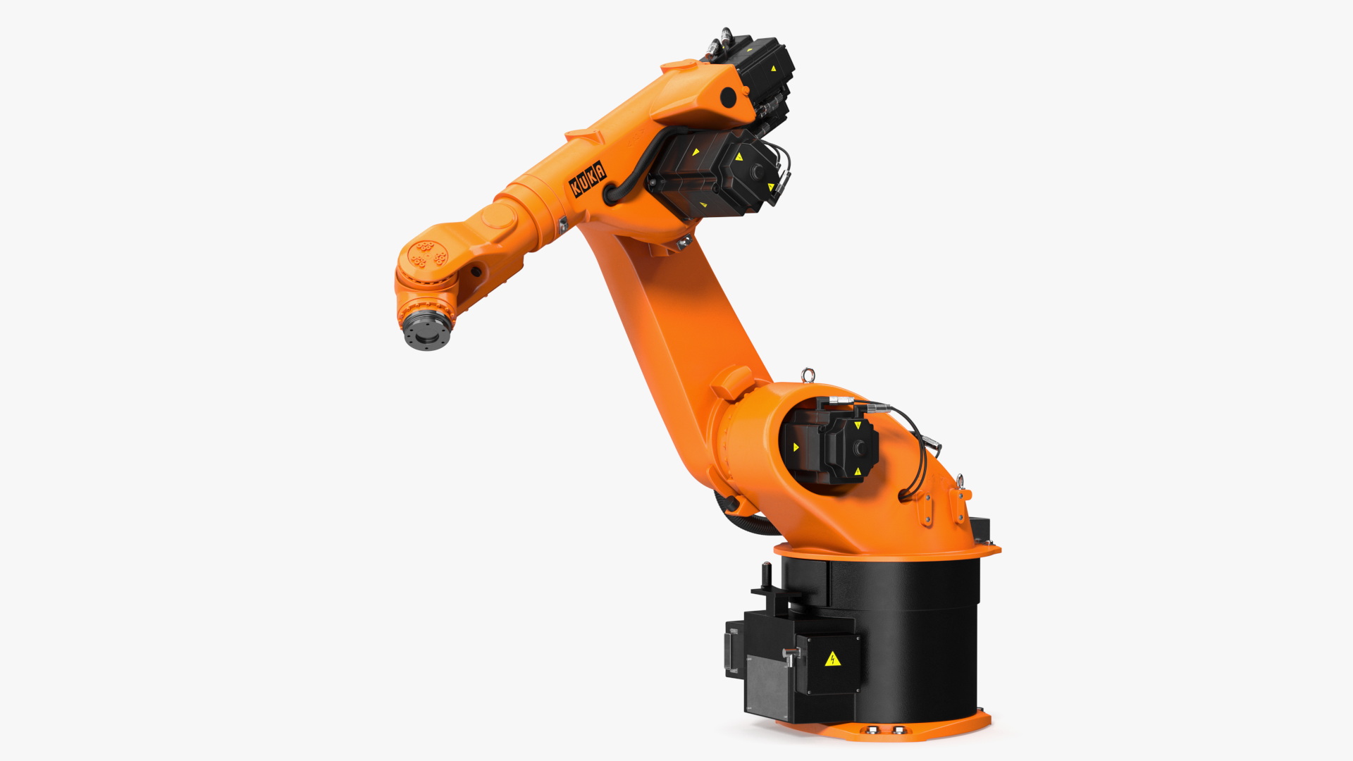 Kuka Industrial Robot Arm KR 30-3 Rigged for Maya 3D model