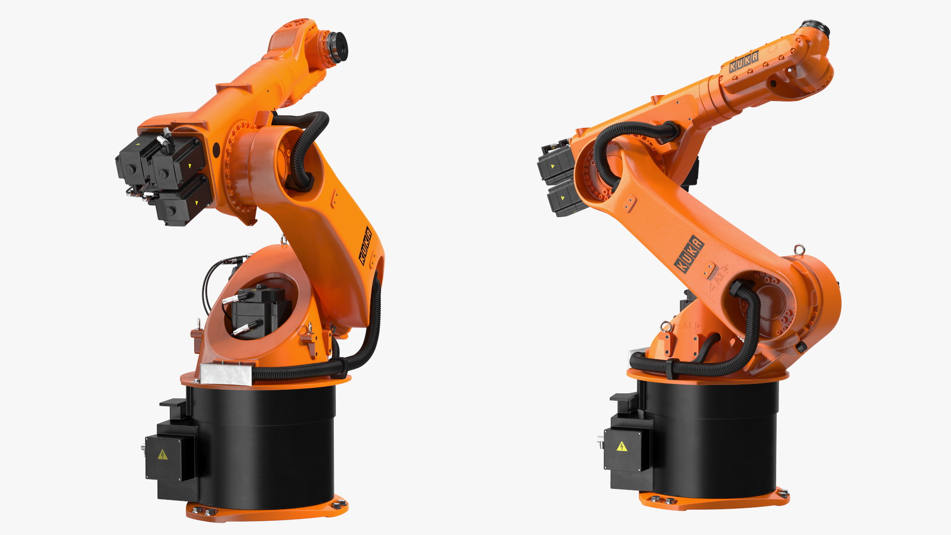 Kuka Industrial Robot Arm KR 30-3 Rigged for Maya 3D model
