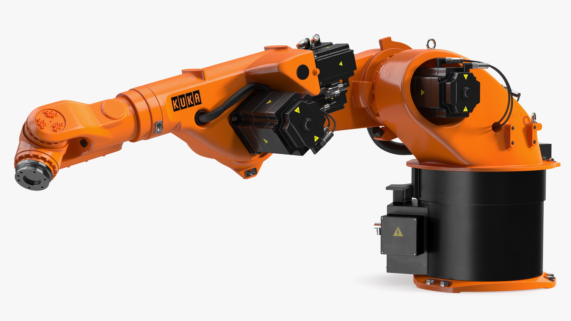 Kuka Industrial Robot Arm KR 30-3 Rigged for Maya 3D model