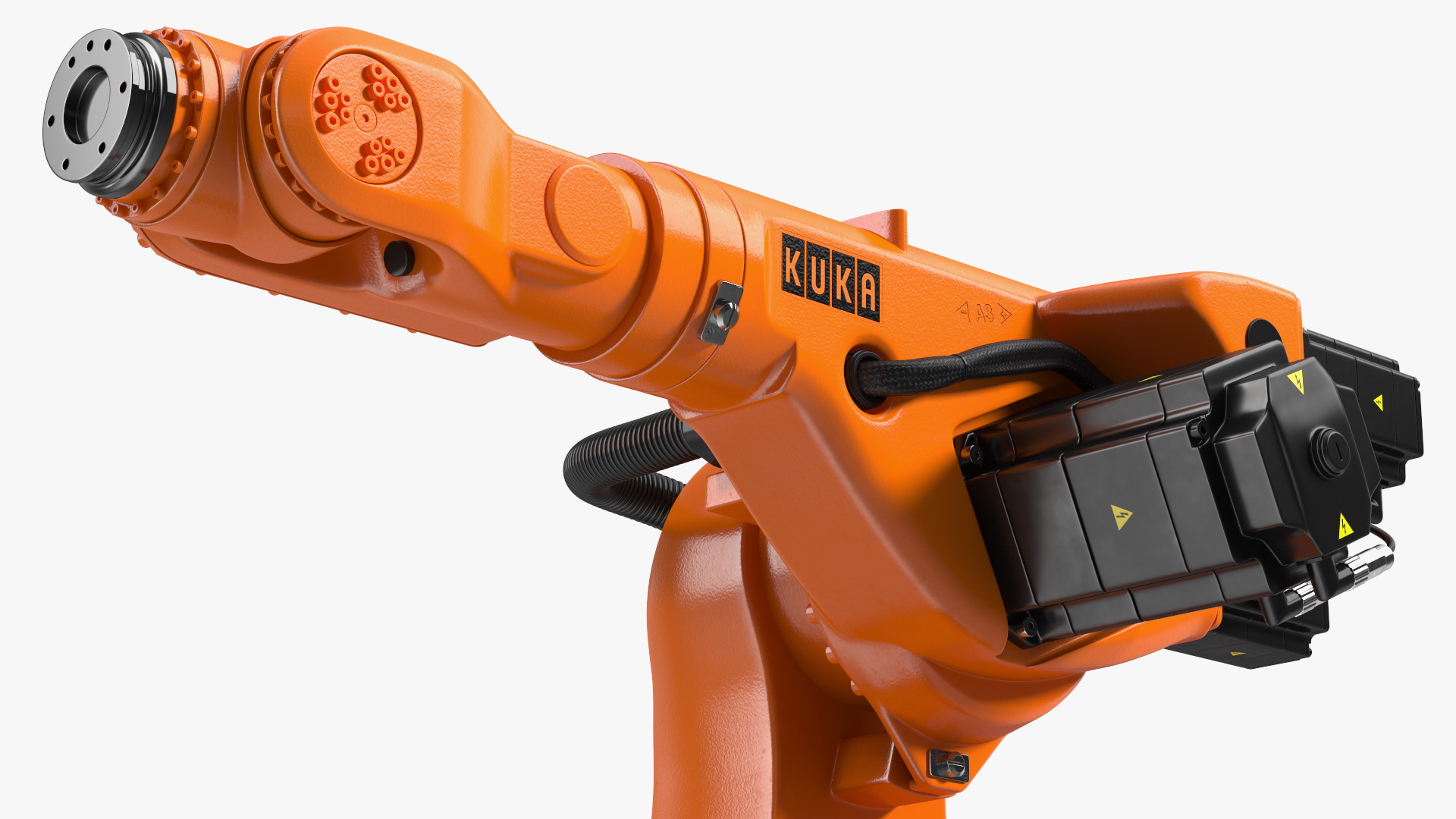 Kuka Industrial Robot Arm KR 30-3 Rigged for Maya 3D model
