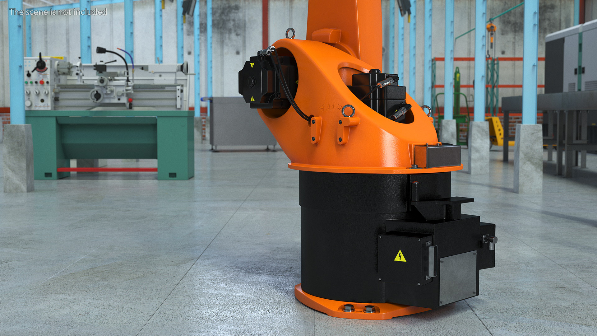 Kuka Industrial Robot Arm KR 30-3 Rigged for Maya 3D model