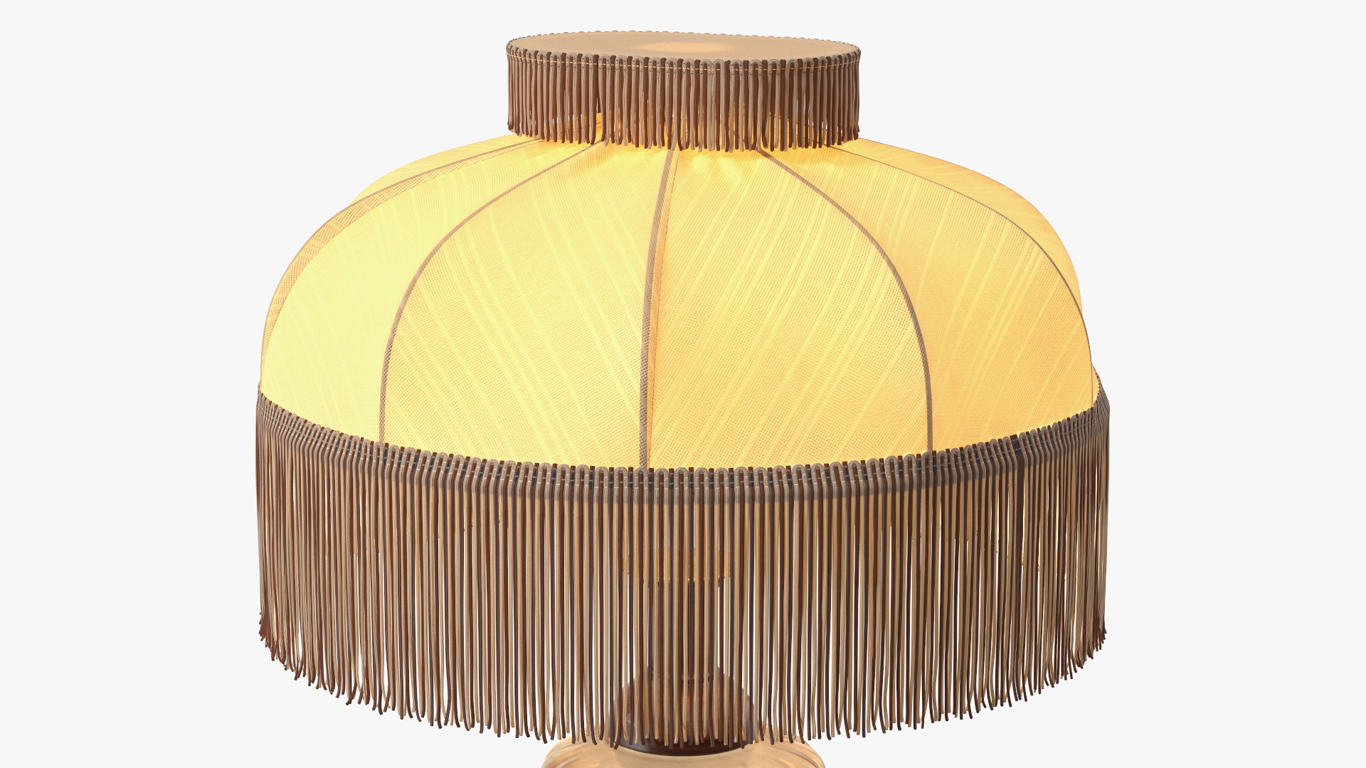 Traditional Table Lamp Turned On 3D
