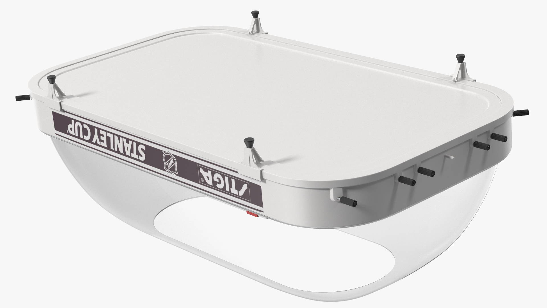3D Stiga Stanley Cup Table Hockey with Game Stand Dome Rigged model