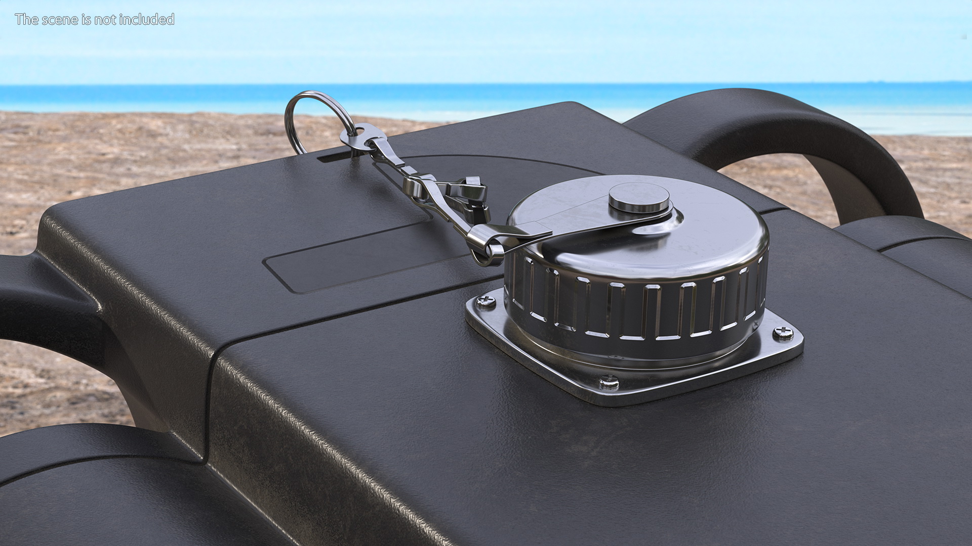 Remote Control Trench Roller Dirty 3D model