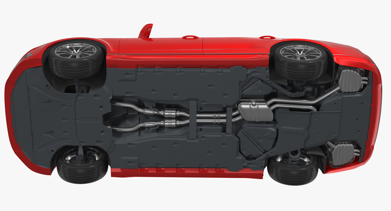 Audi A8 2018 Rigged 3D model