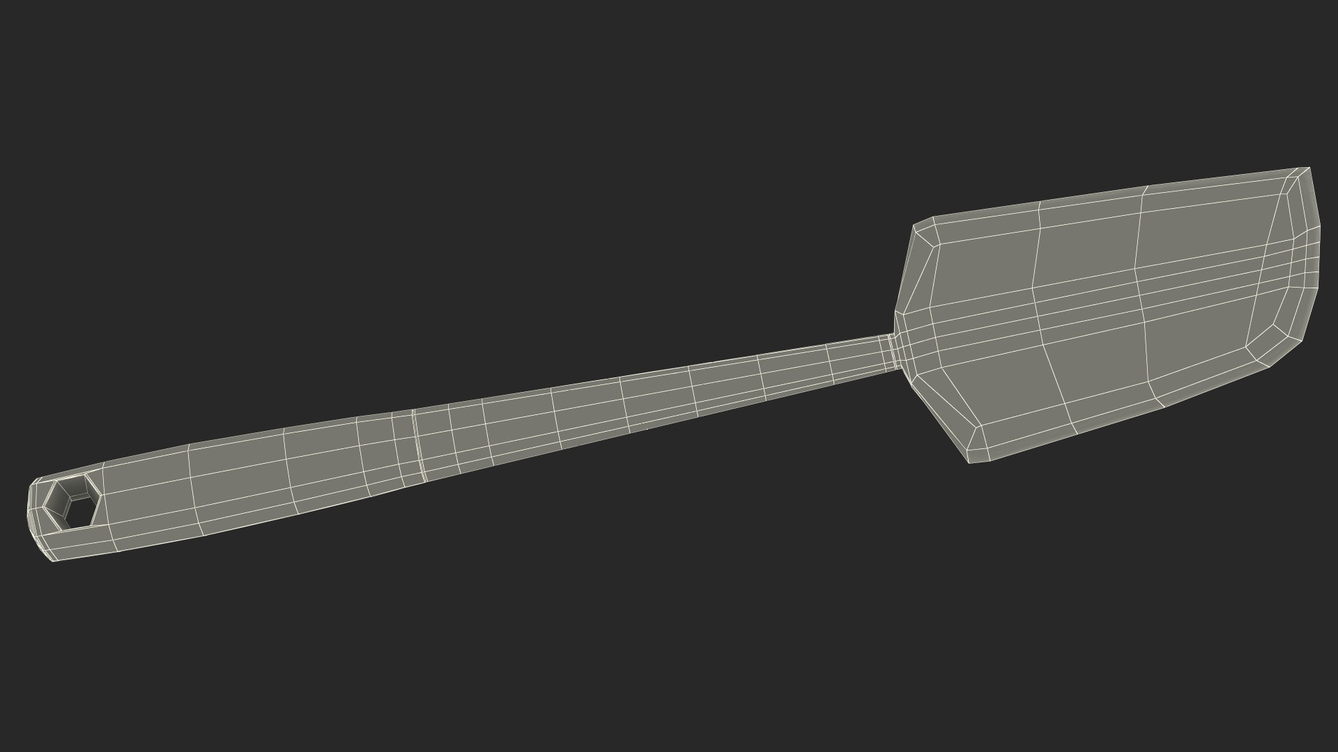 Classic Silicone Spatula 3D model