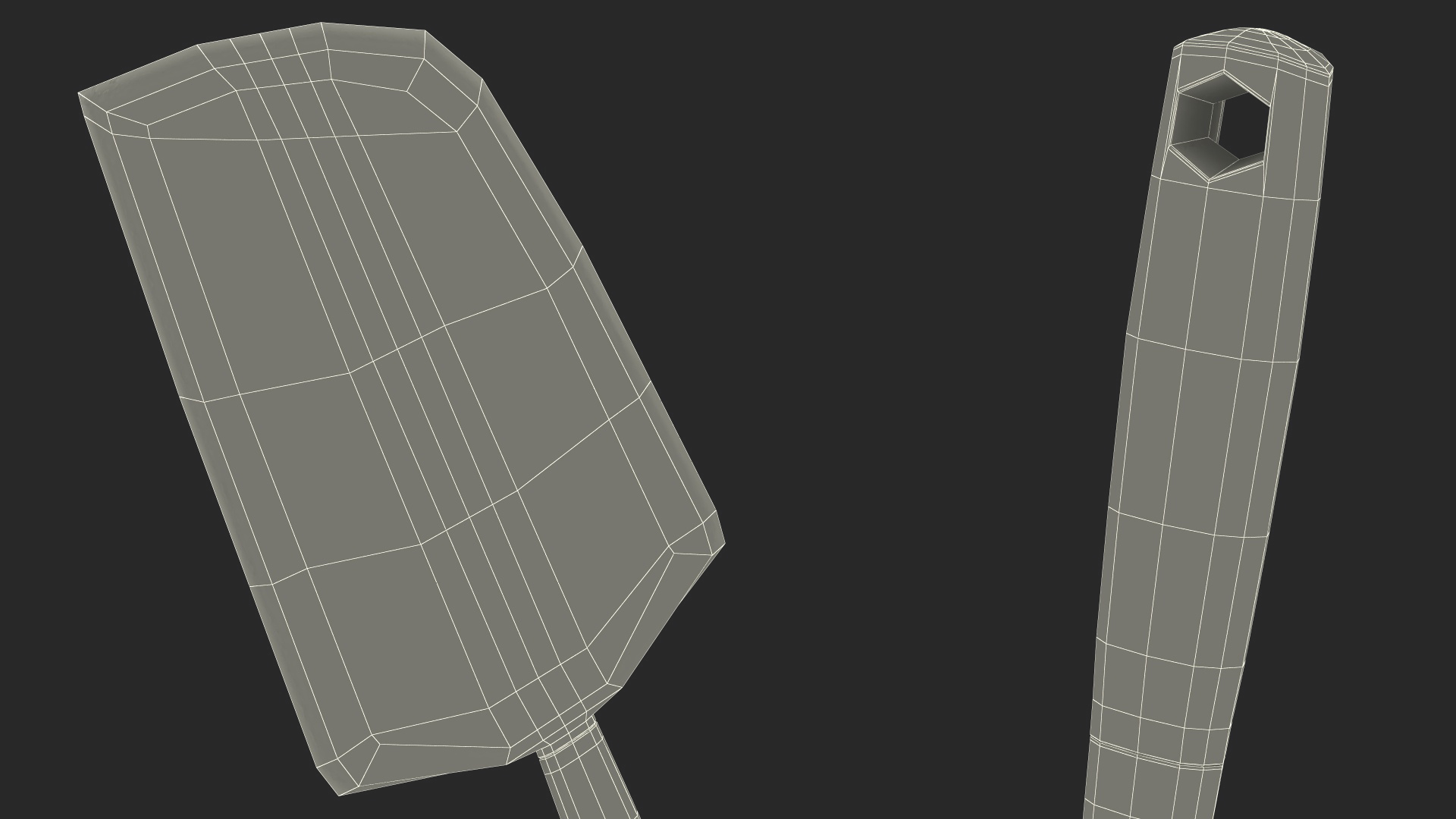 Classic Silicone Spatula 3D model