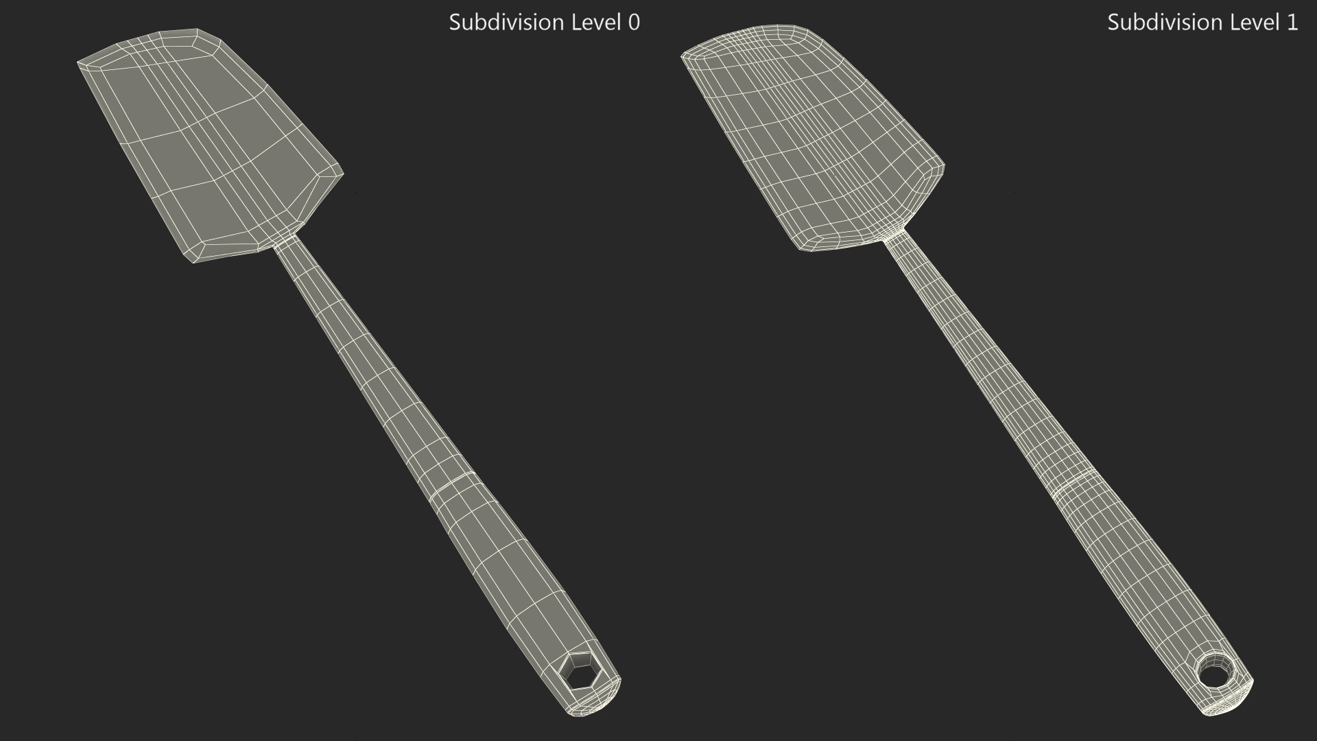 Classic Silicone Spatula 3D model