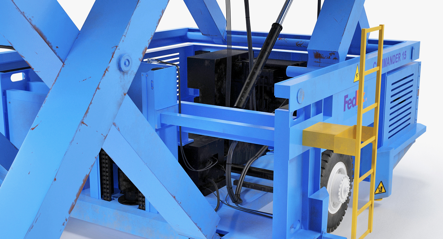 3D model Lower Deck Loader Commander 15