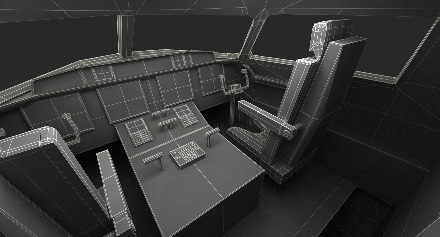 Business Jet Global 6000 3D model