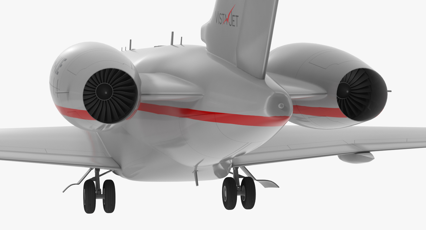 Business Jet Global 6000 3D model