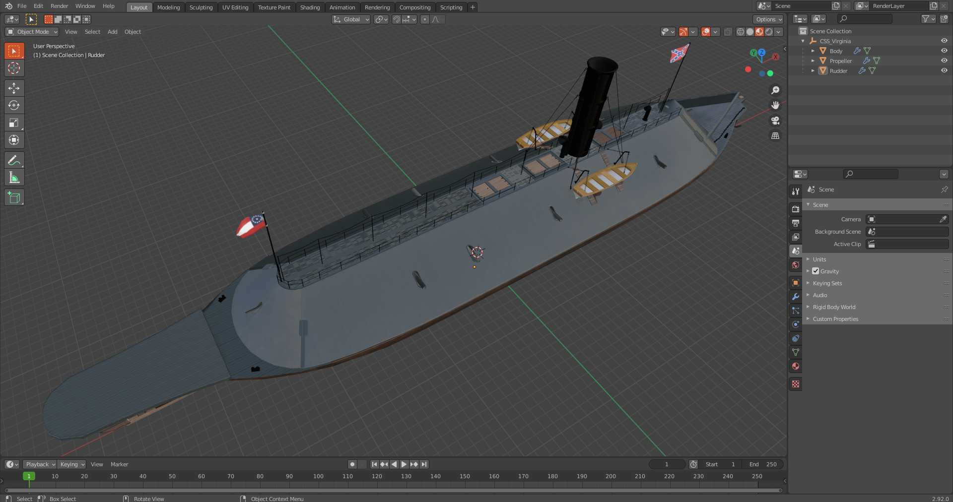CSS Virginia 3D