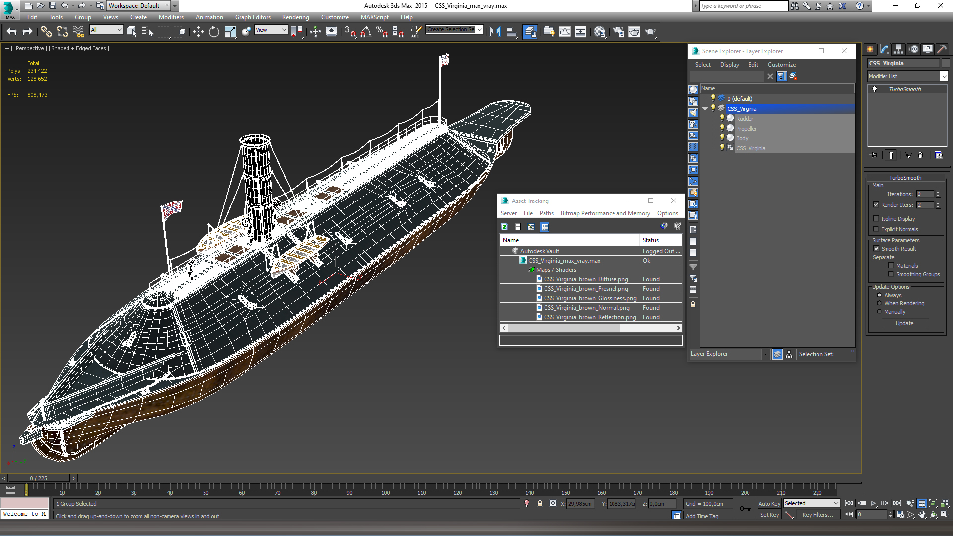CSS Virginia 3D