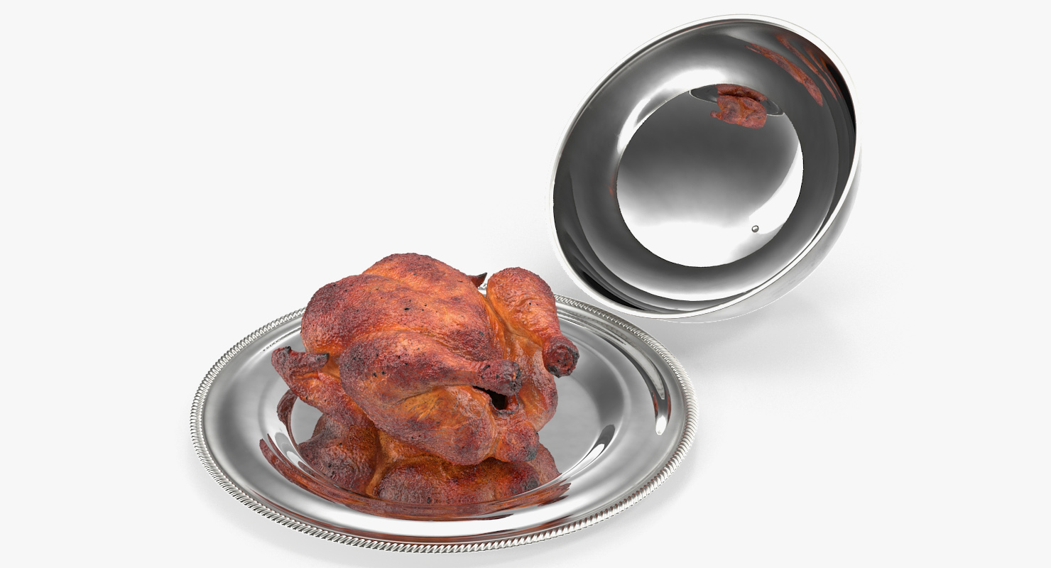 3D Cloche Cook with Roasted Turkey