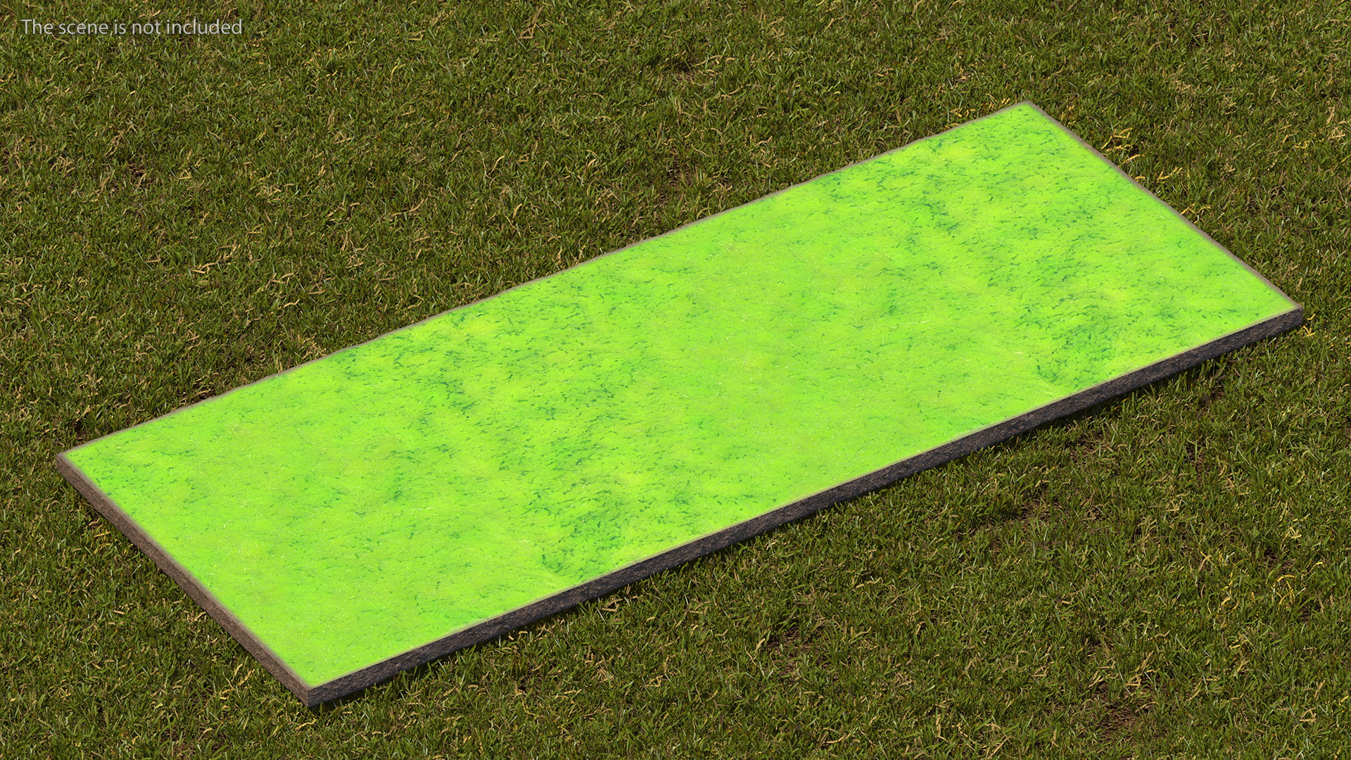 3D Lawn Turf Roll Unfolded model