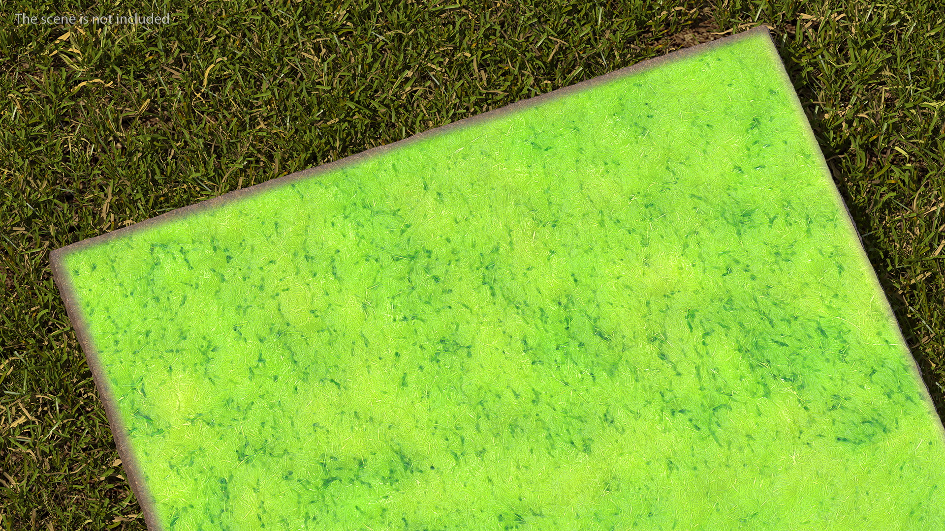 3D Lawn Turf Roll Unfolded model