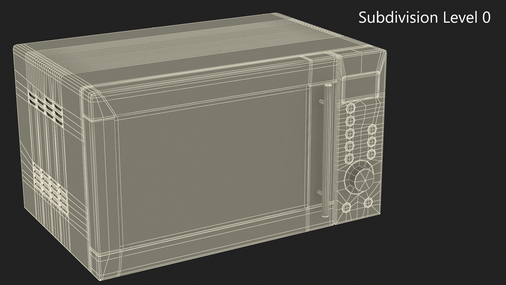 Smeg Microwave Oven 3D model