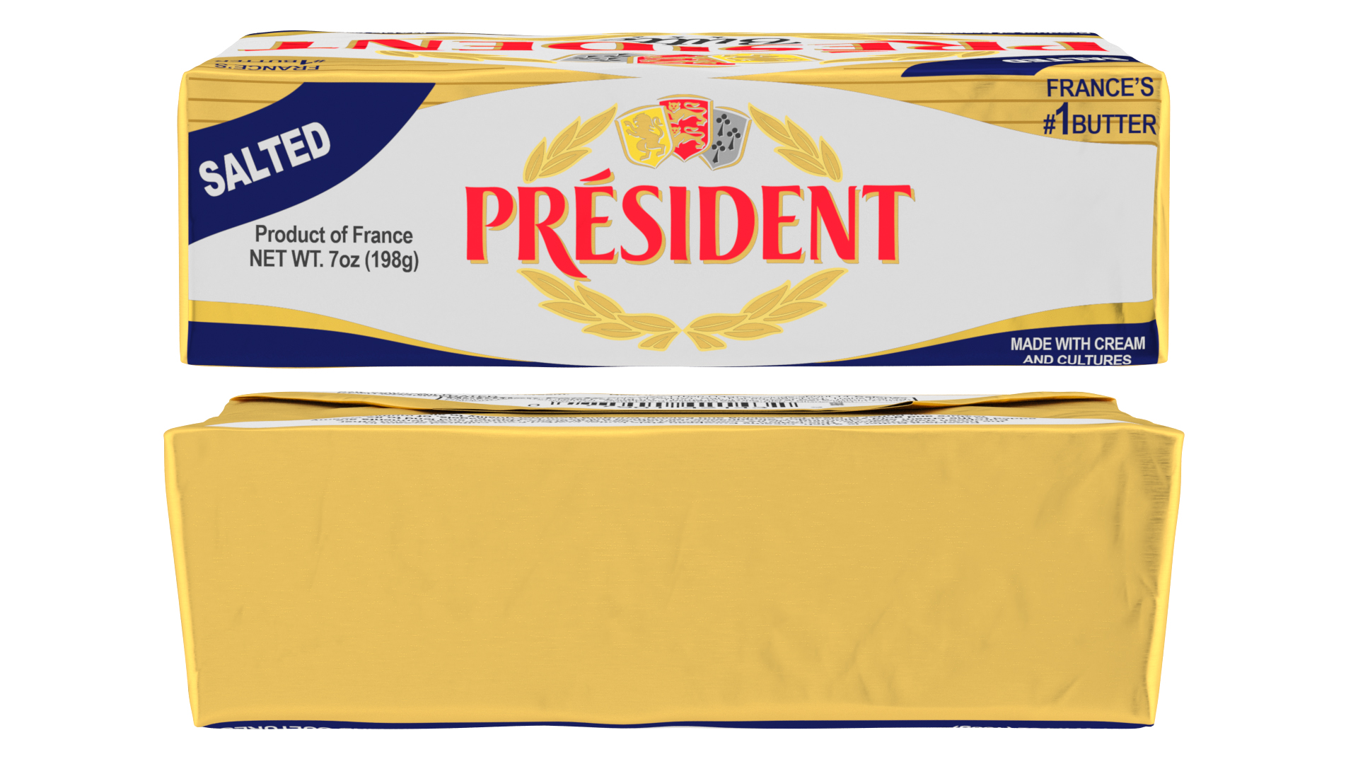 3D President Salted Butter model