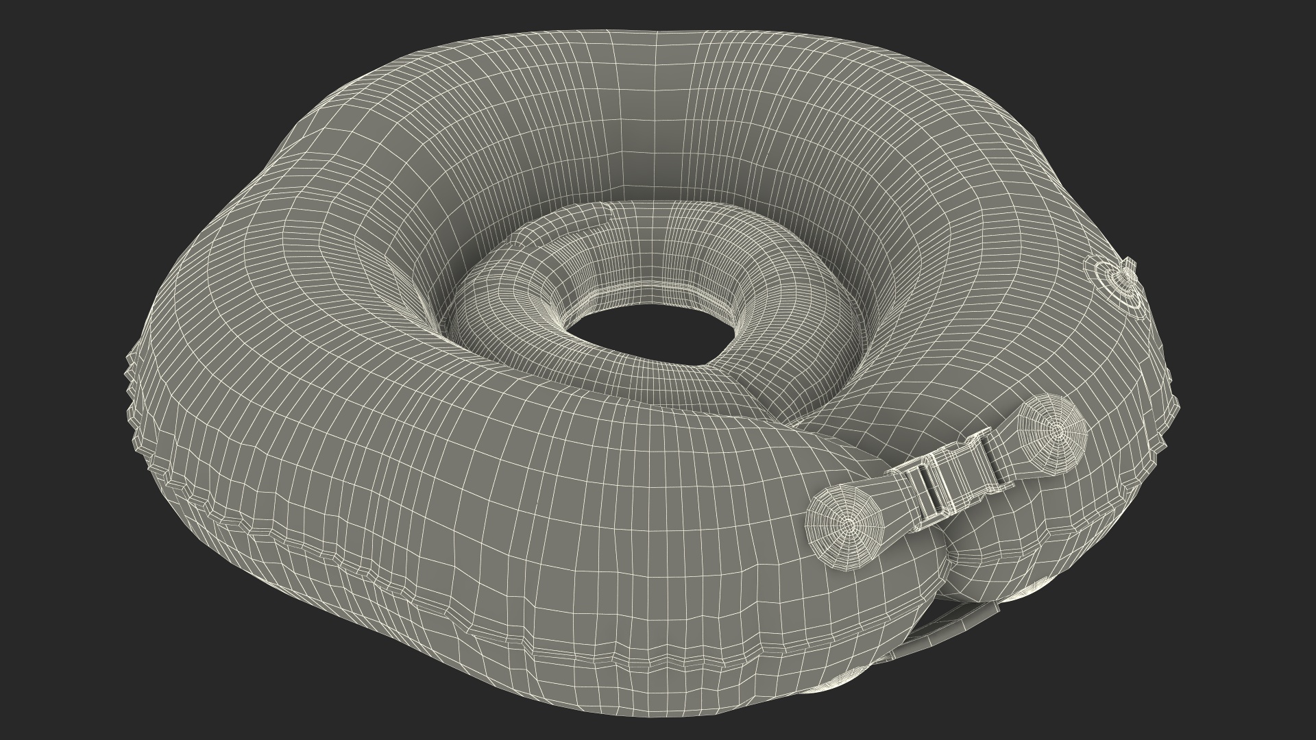 3D Baby Swimming Neck Ring model
