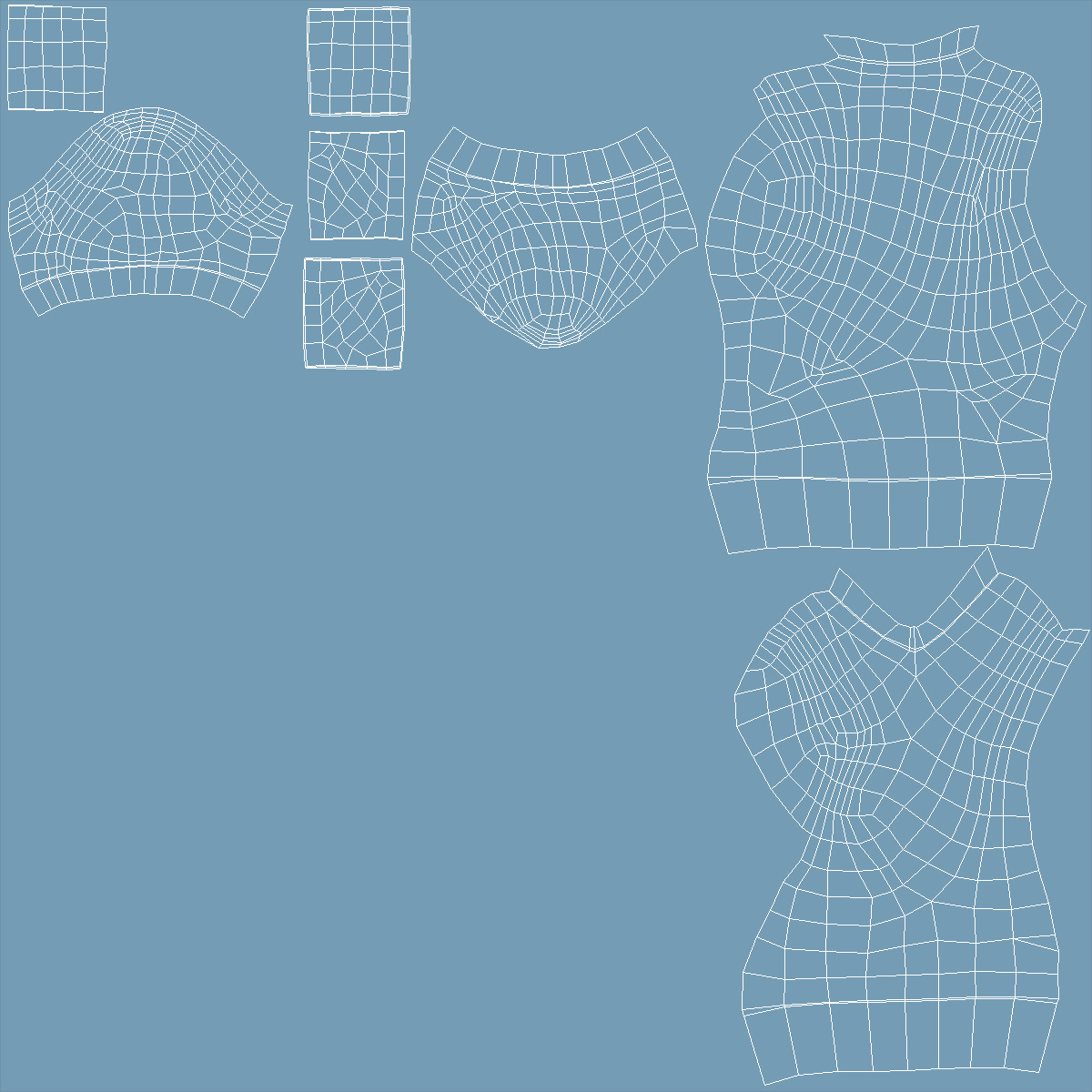 Medical Scrub Top 3D