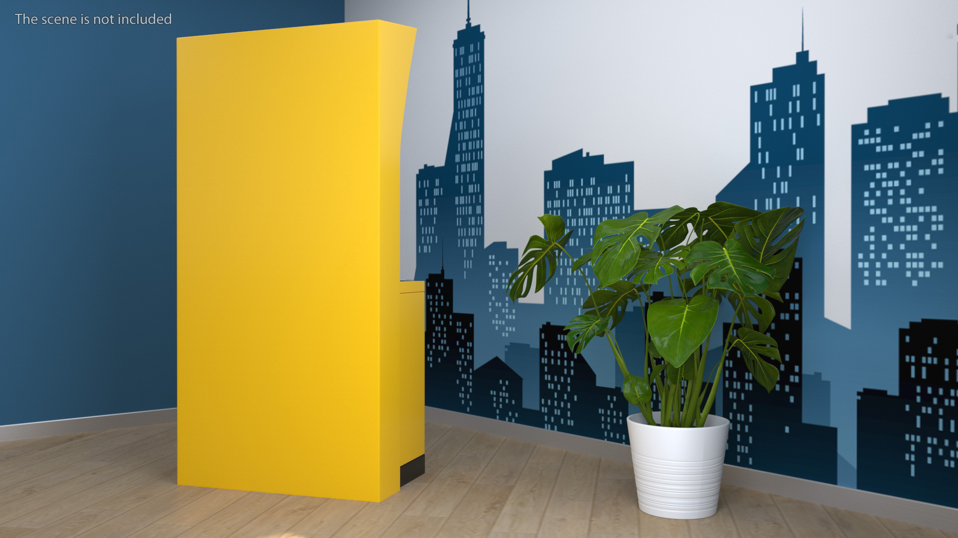 3D Post Self Service Kiosk model